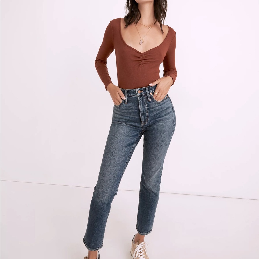 NWT The Curvy Perfect Vintage Jean Arland wash